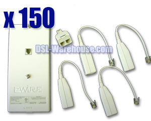 2Wire Home DSL Filter Kit ~ 150-Pack