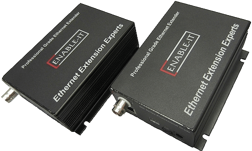 Enable-IT 860C PRO 1-pair Gigabit Ethernet COAX Extender Kit