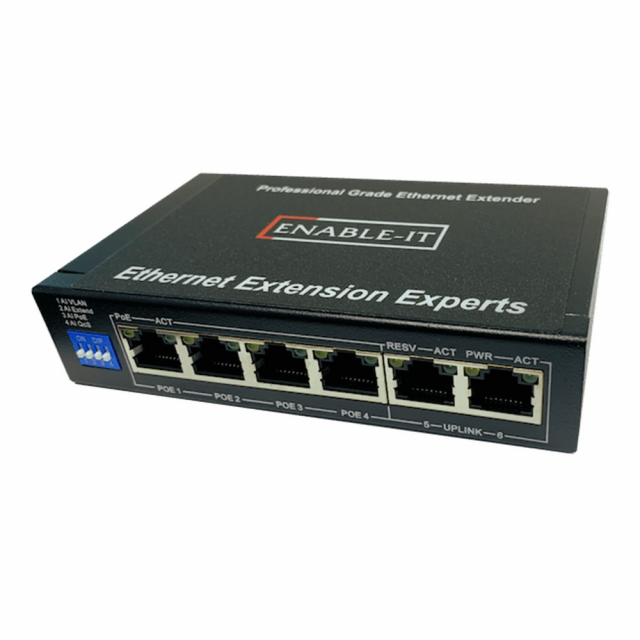 Enable-IT 8805 Gigabit 30W per port PoE 5 Port Switch