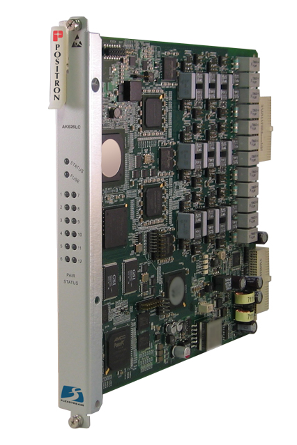Positron AK525LC - 8 Port Ethernet Line Card for AK500S, 25 Mbps symmetric at CSA, 45 Mbps Max
