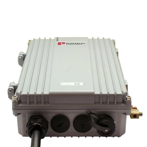 Positron GAM-4-MRX - OUTDOOR G.hn Access Multiplexer (GAM) with 4 MIMO ports and 1 x 10Gbps SFP+ port. Reverse Power Feed