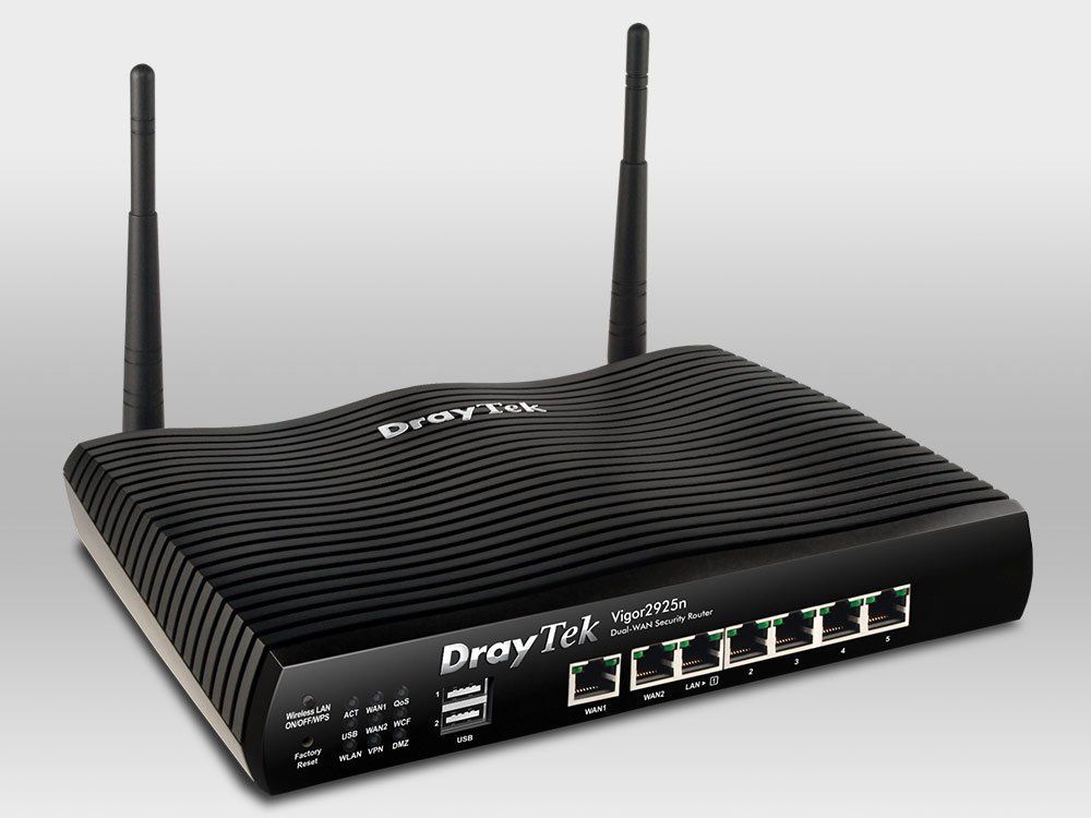 DrayTek Vigor2925n Dual WAN Security Firewall Router - 10PK