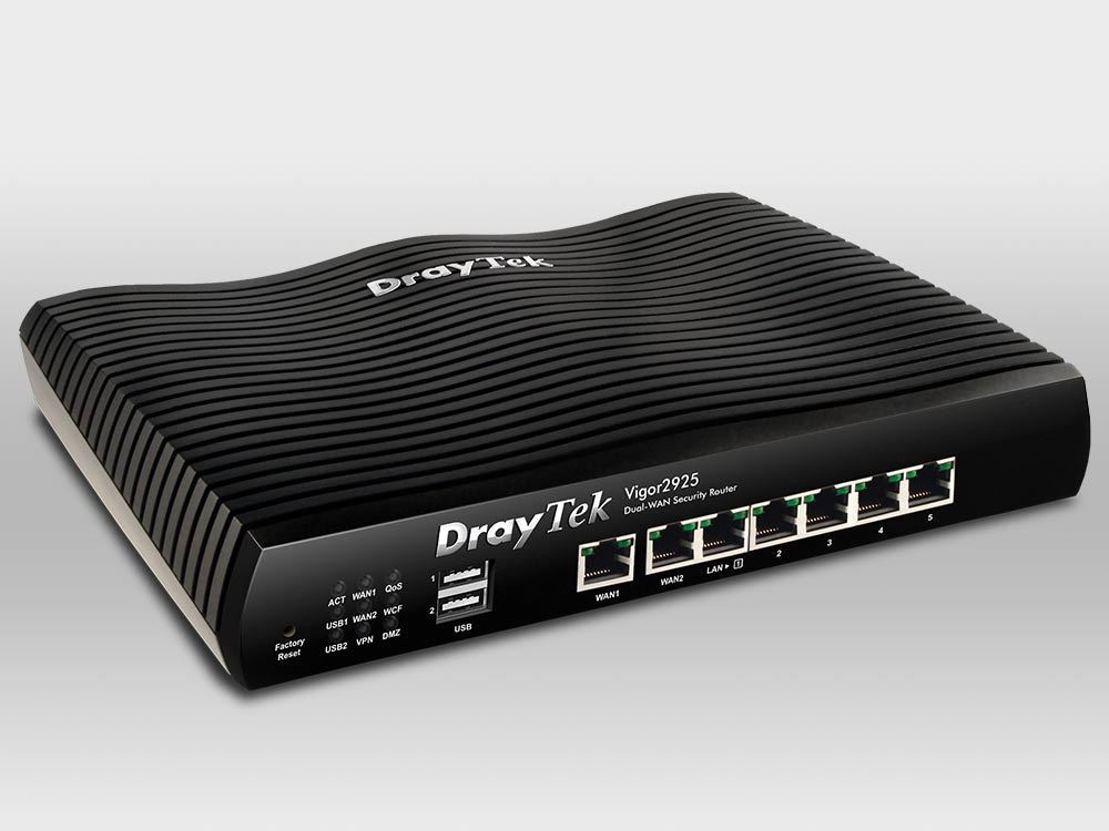 DrayTek Vigor2925 Dual WAN Security Firewall Router - 10PK