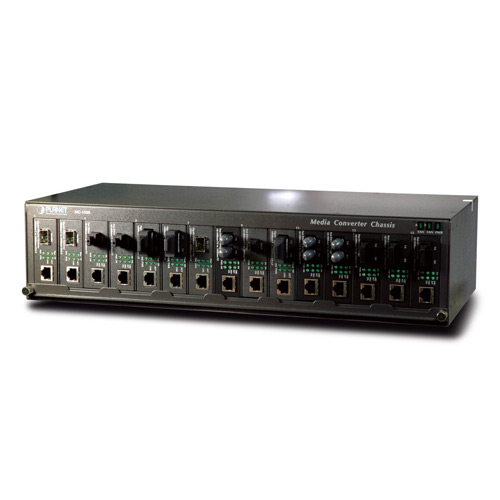 Data Connect RM15-EEMC-RDC 15-Slot Ethernet Extender Media Converter Chassis (DC Power)