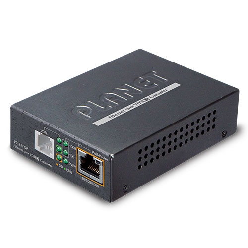 Planet PoE+ VC-231GP Ethernet to VDSL2 Converter 1-Port 10/100/1000T 802.3at