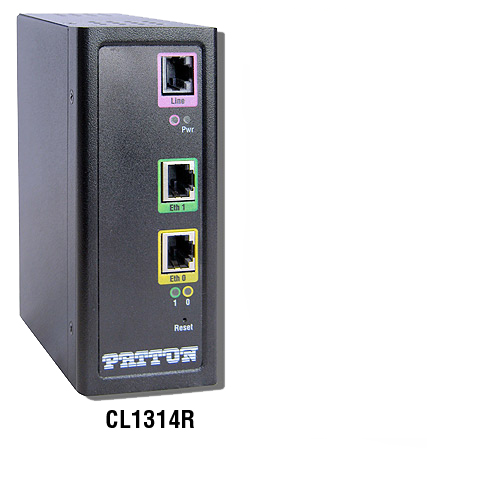 Patton CopperLink CL1314R/R/CC/EUI Industrial Grade, Long Range Ethernet Extender