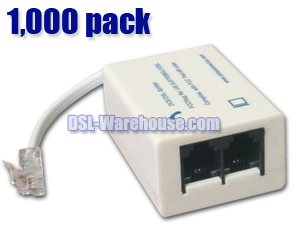 DSL ADSL Splitter / Filter - 1,000 Pack