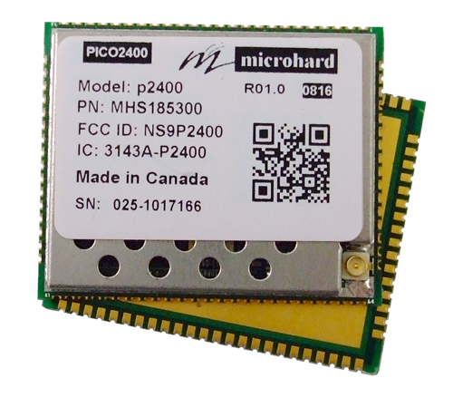 Microhard P2400 - Miniature 1W 2.4 GHz Wireless Modem