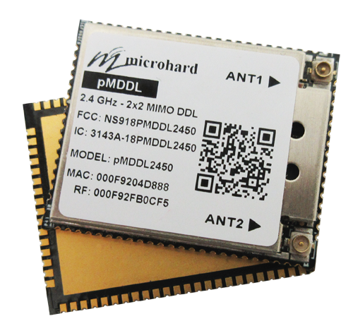 Microhard pMDDL2450 - Wireless MIMO (2X2) OEM Digital Data Link