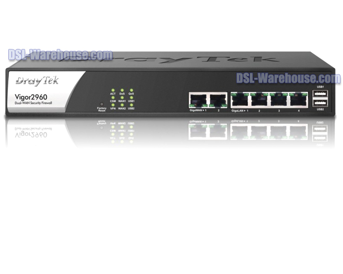 DrayTek Vigor 2960  Dual-WAN Load Balancing VPN Firewall