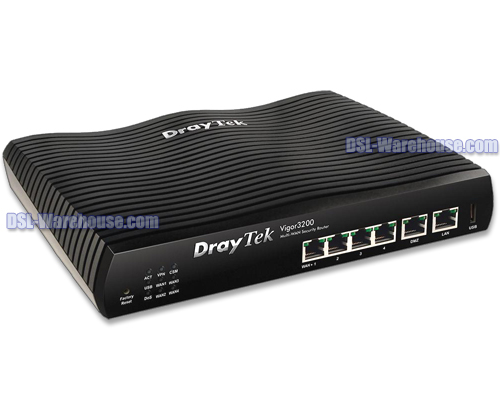 DrayTek Vigor 3200 4-Port Gigabit WAN Load Balancing Router