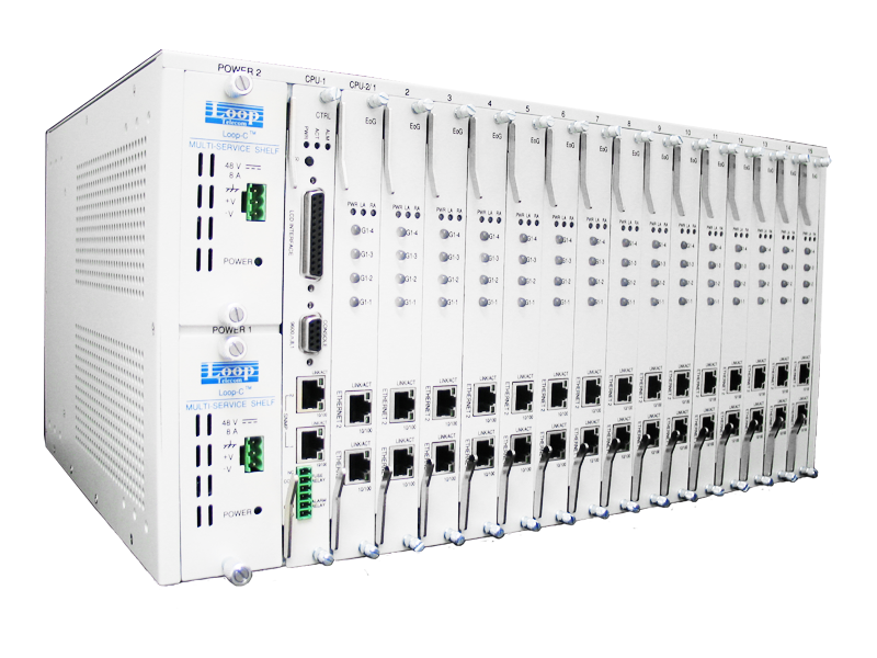 Loop Telecom Fiber and GSHDSL modems chassis C5600 / Loop-C5600-CHB-G