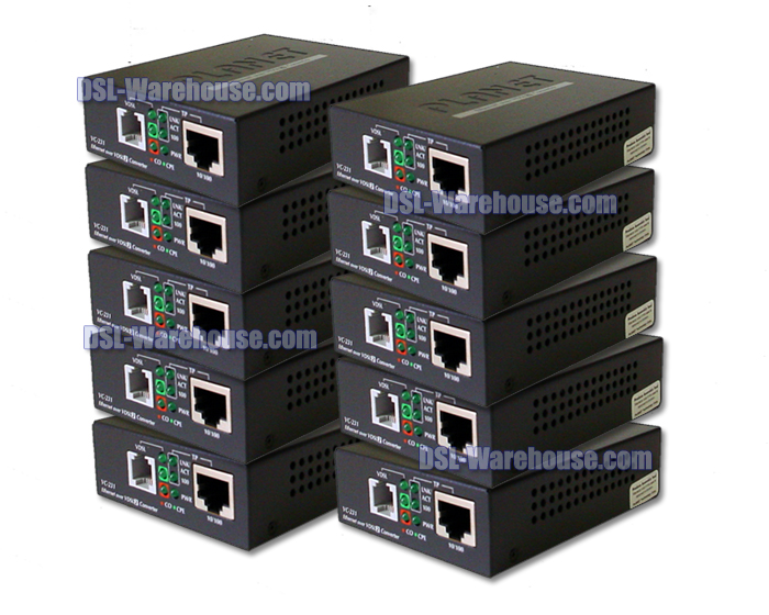 Planet VC-231 High Speed VDSL2 Ethernet Extenders 10PK