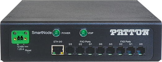 Patton SmartNode SN4141E/2JS2V/DC Industrial & Military-Grade Rugged VoIP Gateway | 2 Analog Ports