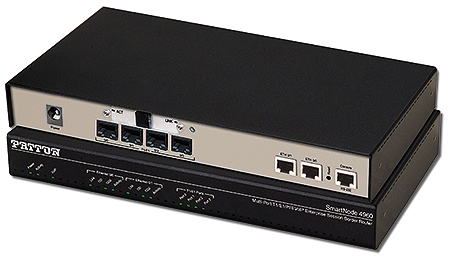 Patton SmartNode SN4980A/4E60VRHP/EUI PRI VoIP Gateway-Router | 4 T1/E1/PRI interface for 60 simultaneous phone or f