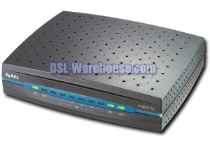 ZyXEL P663H-51 ADSL2+ 4-Port Annex L/M Bonding Router