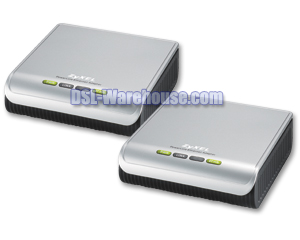 ZyXEL PLA-400 HomePlug AV Powerline Ethernet Adapter Kit